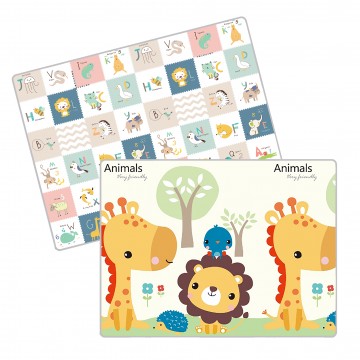 Lucky Baby Tell Me A Story Educative PU Dual Roll Mats - 1.5mX1.8mX20mm