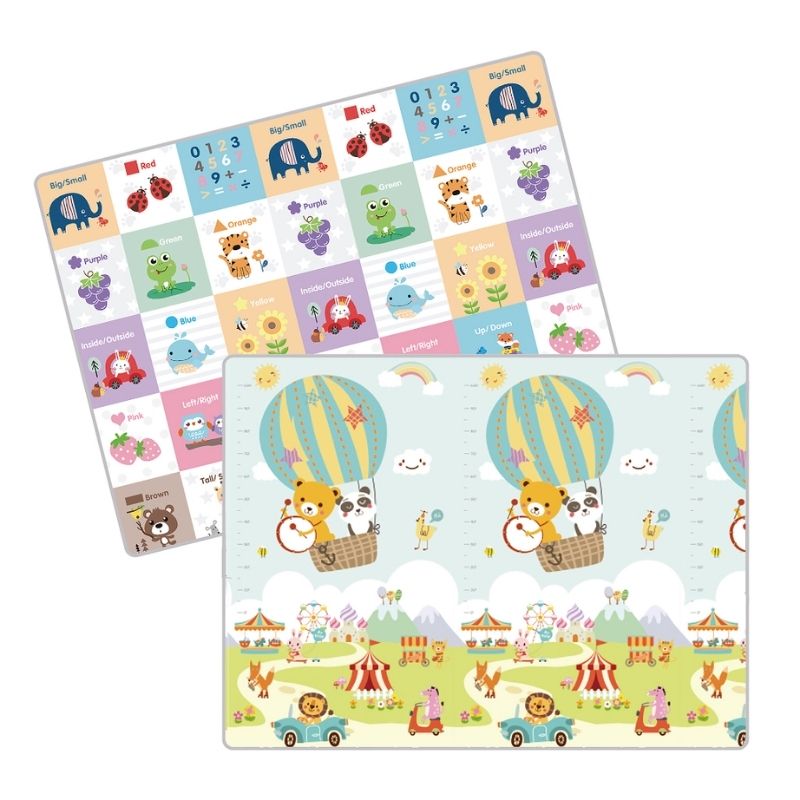 Lucky Baby DAILY ECO Educative XPE Dual Printed Mat(Roll) 1.5mX1.8mX20mm