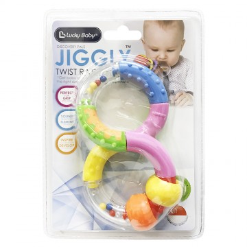 Lucky Baby Jiggly Twist Rattle Series