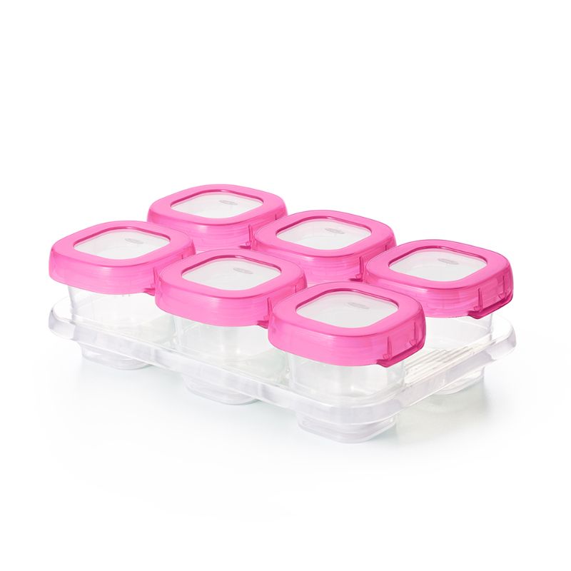 baby-fair OXO TOT Baby Blocks Freezer Storage Containers 2oz - Pink