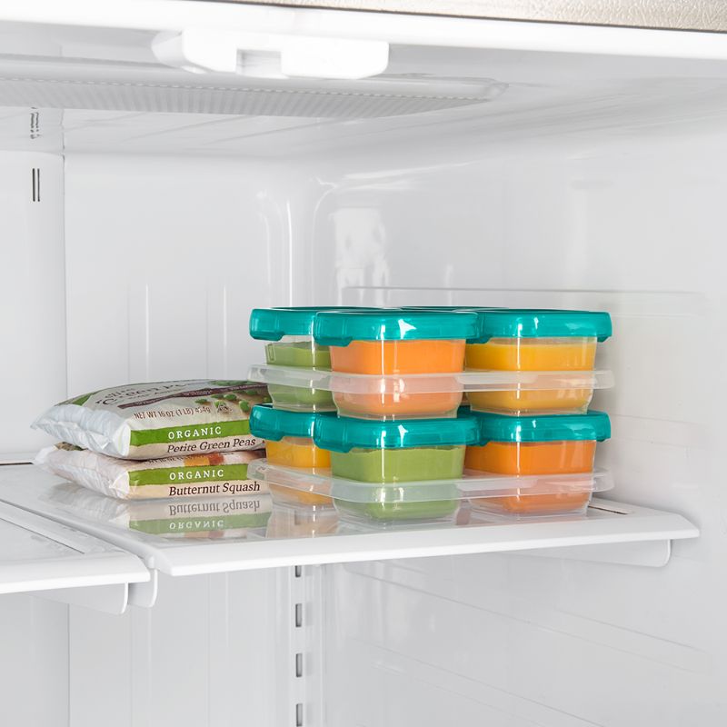 OXO TOT Baby Blocks Freezer Storage Containers 4oz - Teal