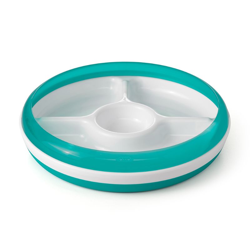 OXO TOT Divided Plate - Teal