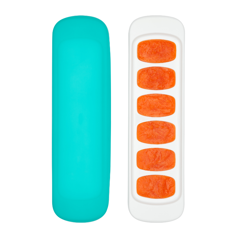 OXO TOT Baby Food Freezer Tray with Silicone Lid 1pc - Teal