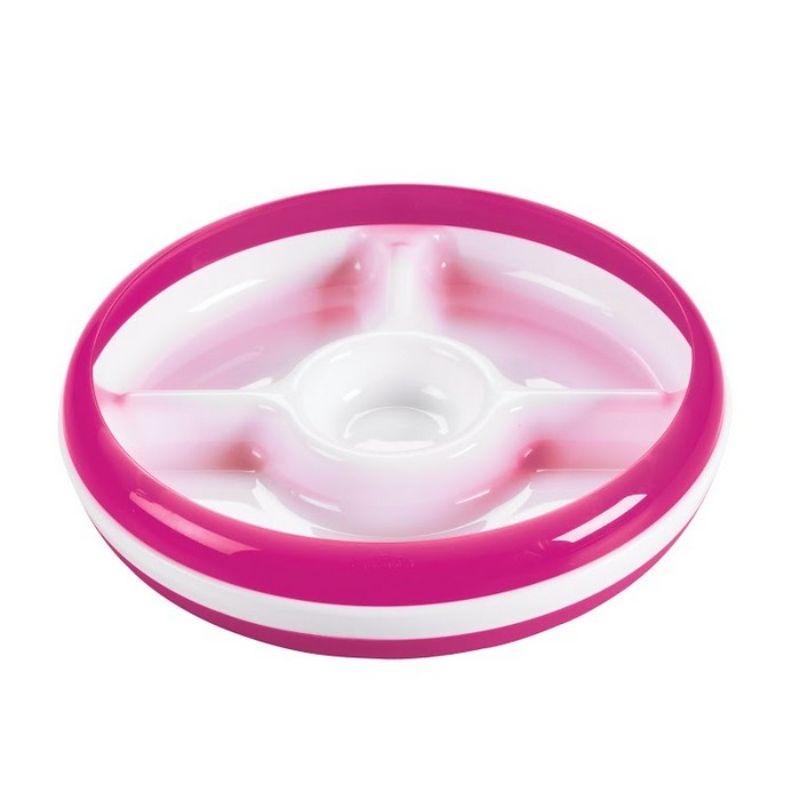 OXO TOT Divided Plate - Pink