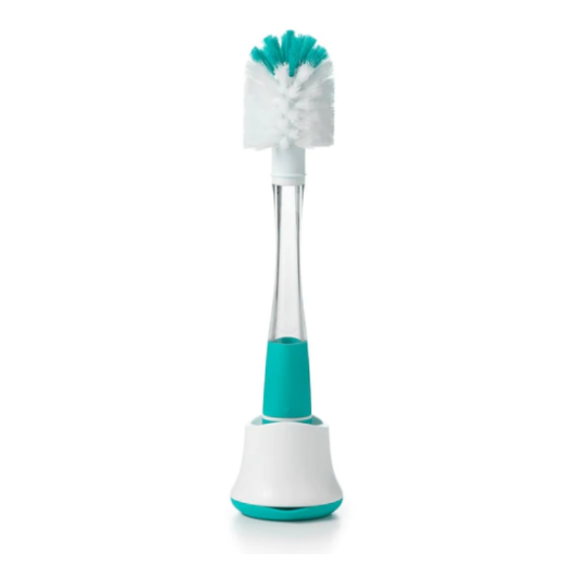 OXO TOT Soap Dispensing Bottle Brush with Stand - Teal