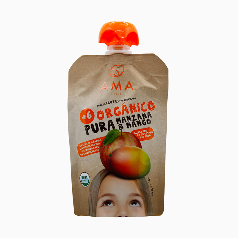 AMA Time Organic Apple & Mango Puree (6m+) - Bundle of 2