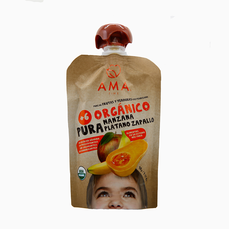 AMA Time Organic Apple Banana & Butternut Puree (6m+) - Bundle of 2