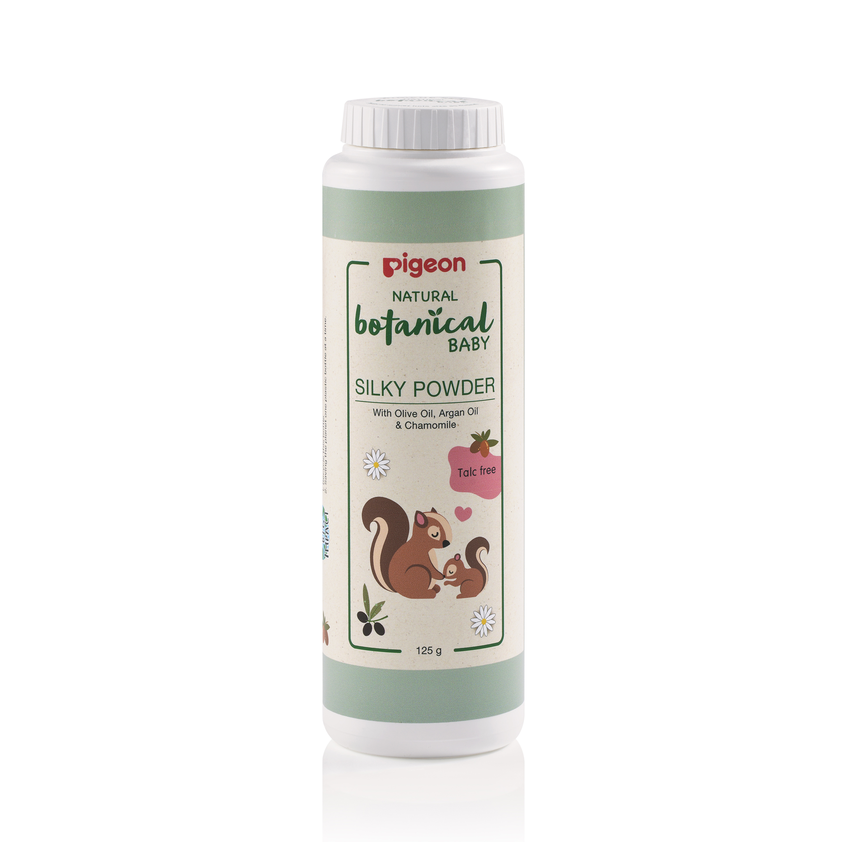[Bundle of 2] Pigeon Natural Botanical Baby Silky Powder 125g (PG-78415)
