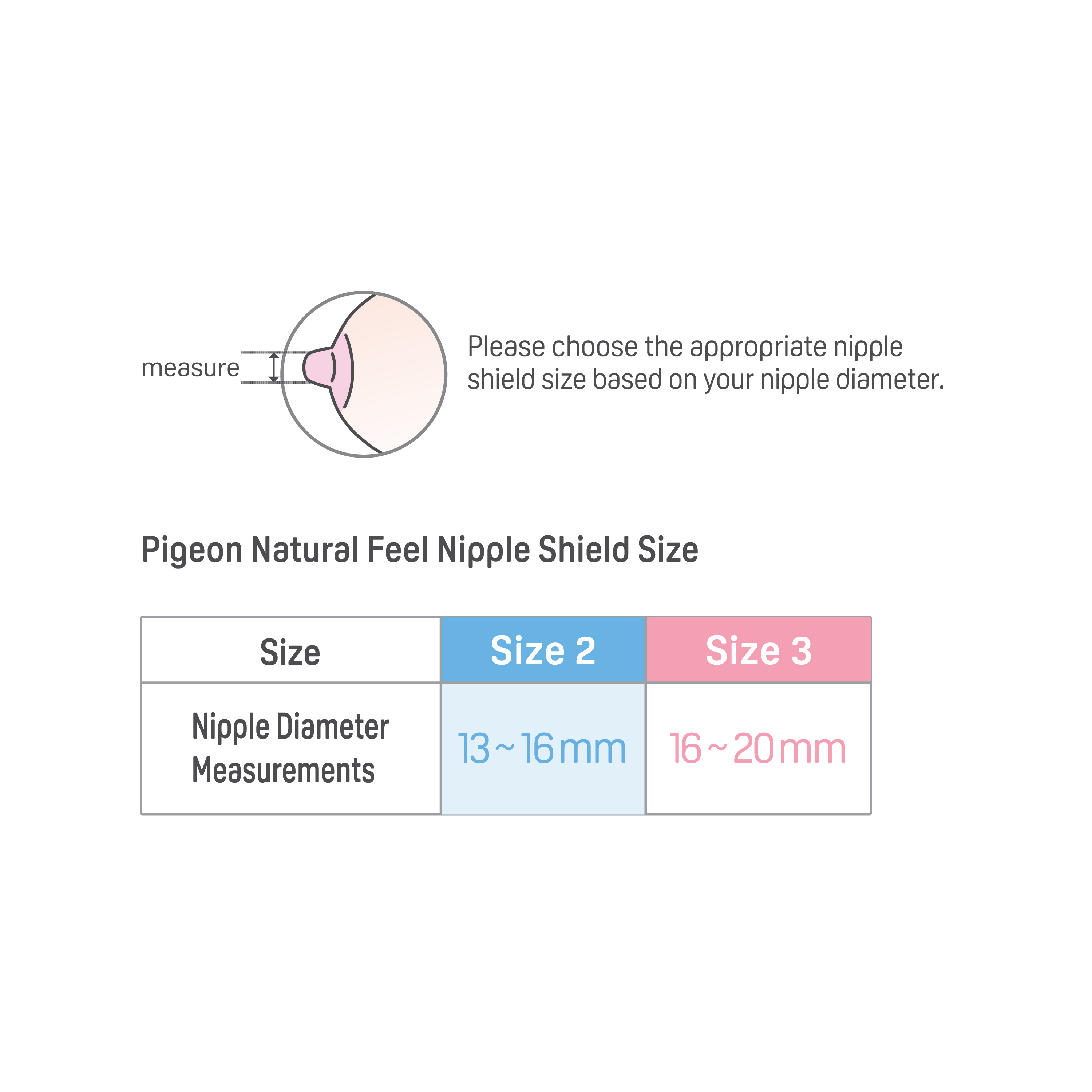 Pigeon Natural Feel Nipple Shield - Size 3 (L) (PG-79319)