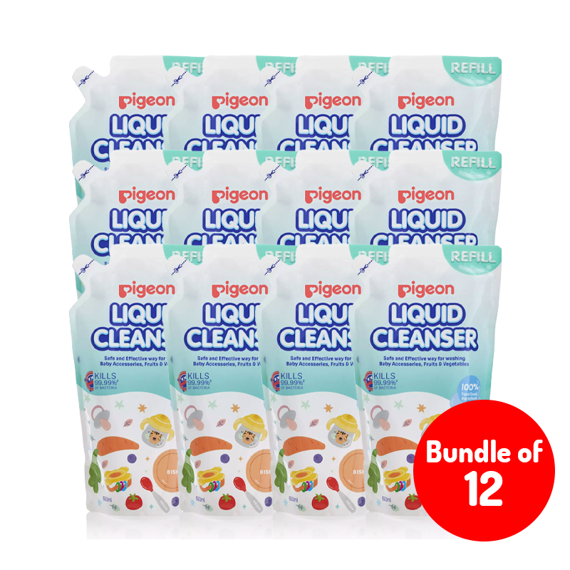 Baby Fair | Pigeon Liquid Cleanser Refill - 650ml (Bundle of 12) (PG-79474A)