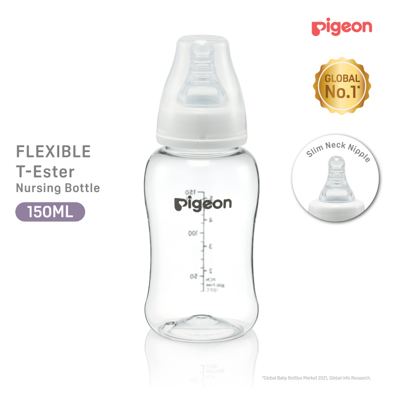 Pigeon Flexible Nursing Bottle T-Ester 150ml Logo (PG-79488)