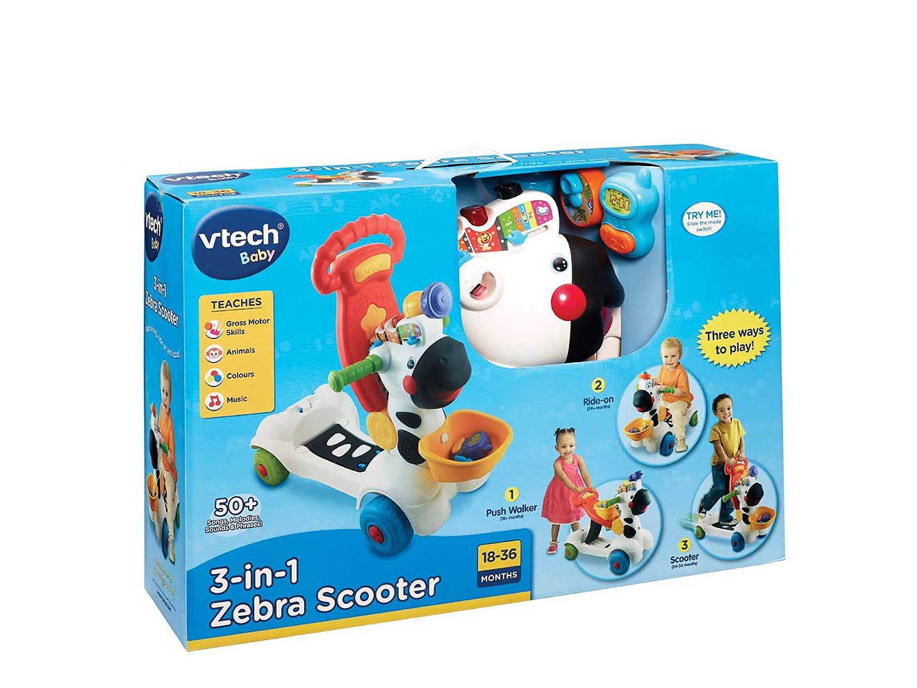 Vtech 3in1 Zebra Scooter