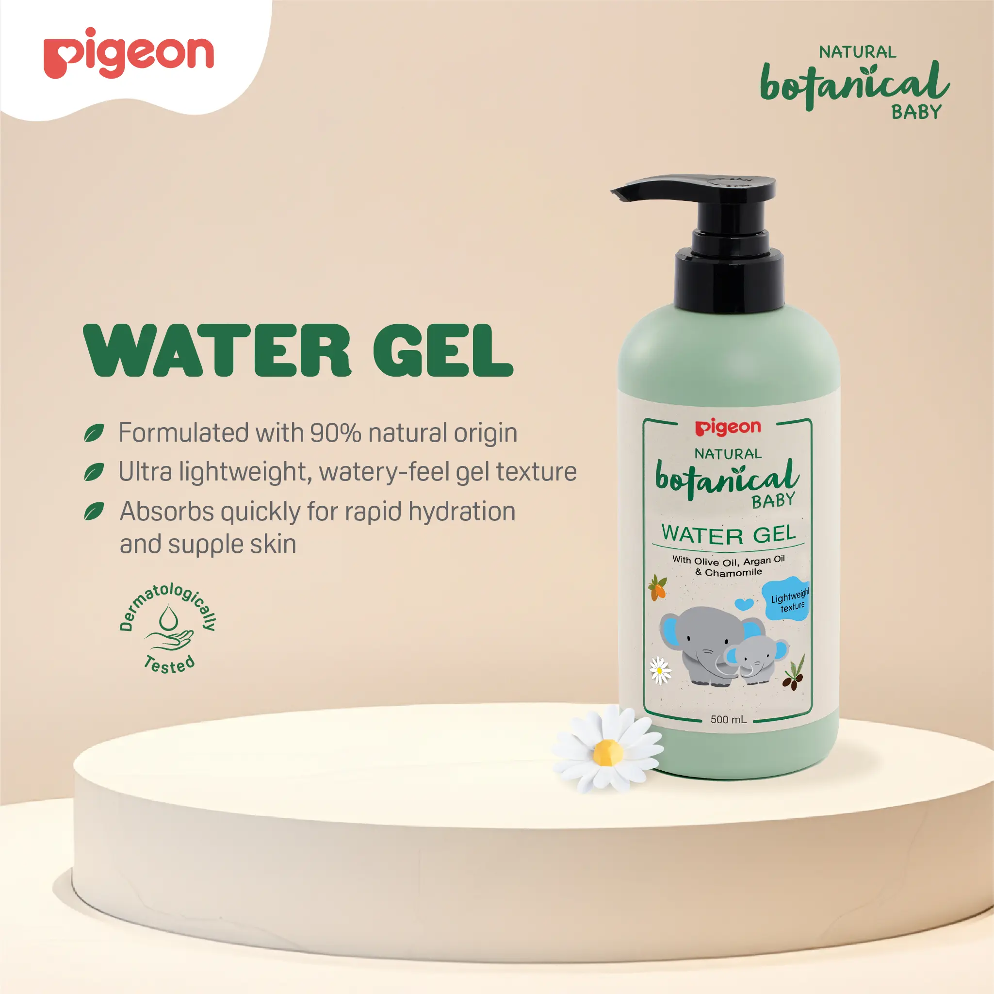 Pigeon Natural Botanical Baby Water Gel 500ml (PG-80138)