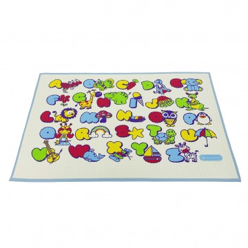 Lucky Baby Air-Filled Rubber Cot Sheet(Printed L) - 90x60cm