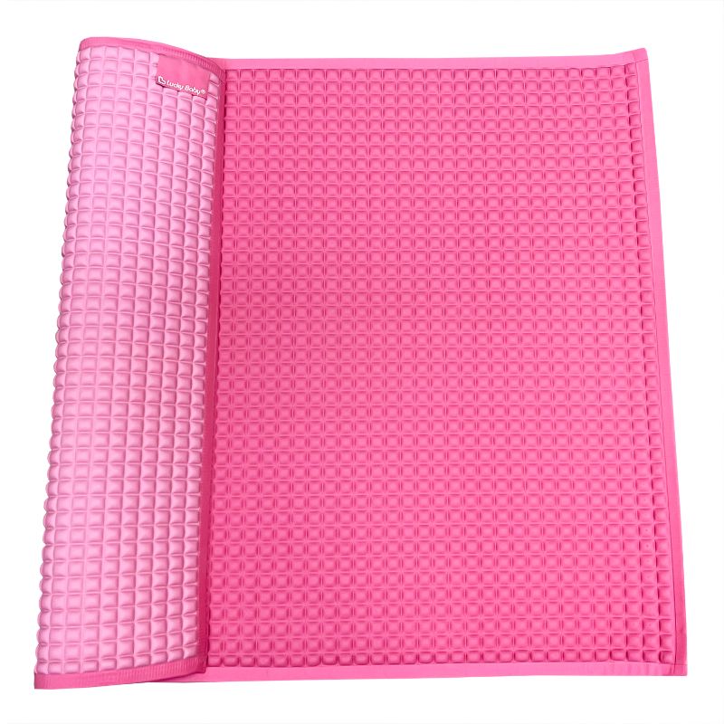Lucky Baby Air-Filled™ Rubber Cot Sheet(Plain S) - PINK