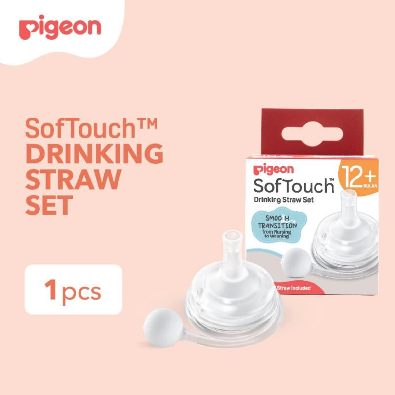 Pigeon Softouch Drinking Straw Set (PG-81301)