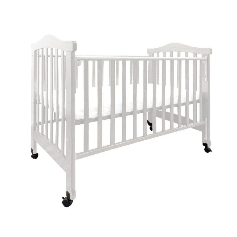 Picket & Rail 6-in-1 Solid Wood Baby Cot with Drop Side Gate 872