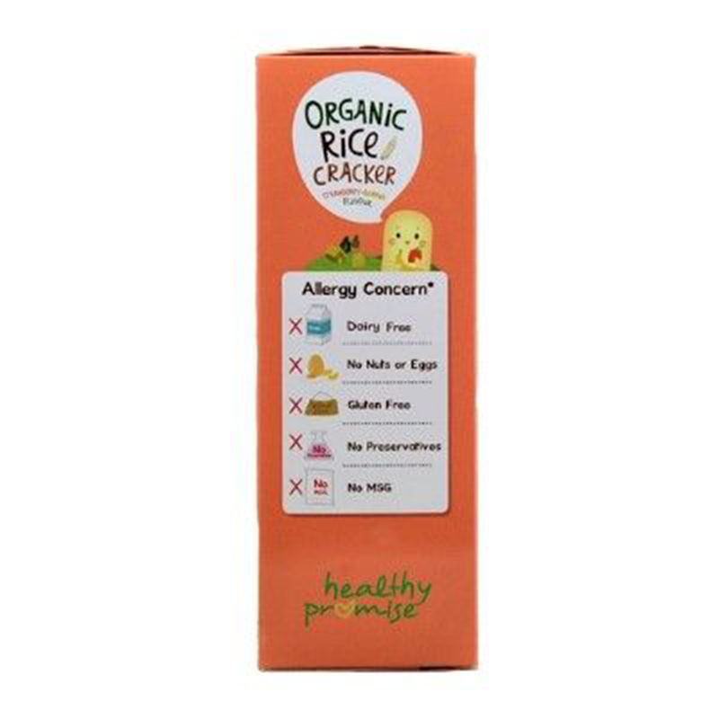 Apple Monkey Organic Rice Cracker 3g x 10 - Strawberry & Banana