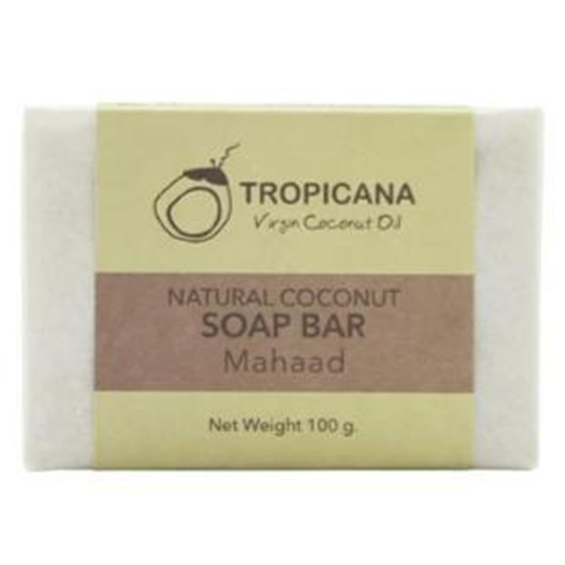 Tropicana Natural Coconut Oil Soap Bar (Mahaad) - 100g