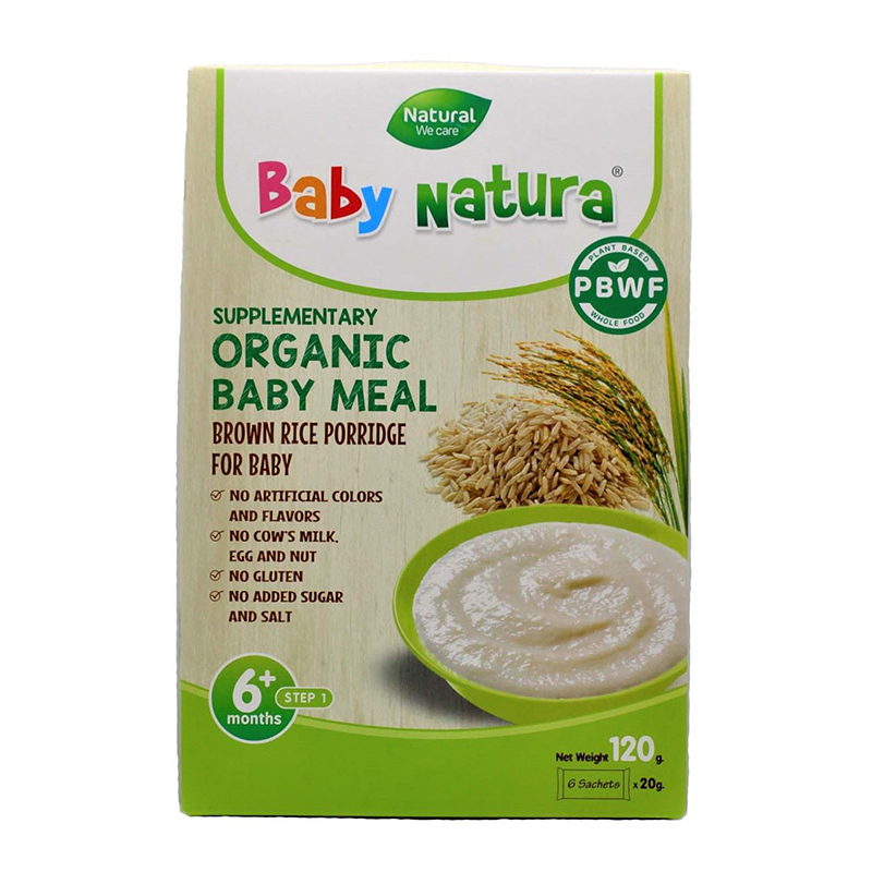 Baby Natura Brown Rice Porridge - 120g (20gx6)