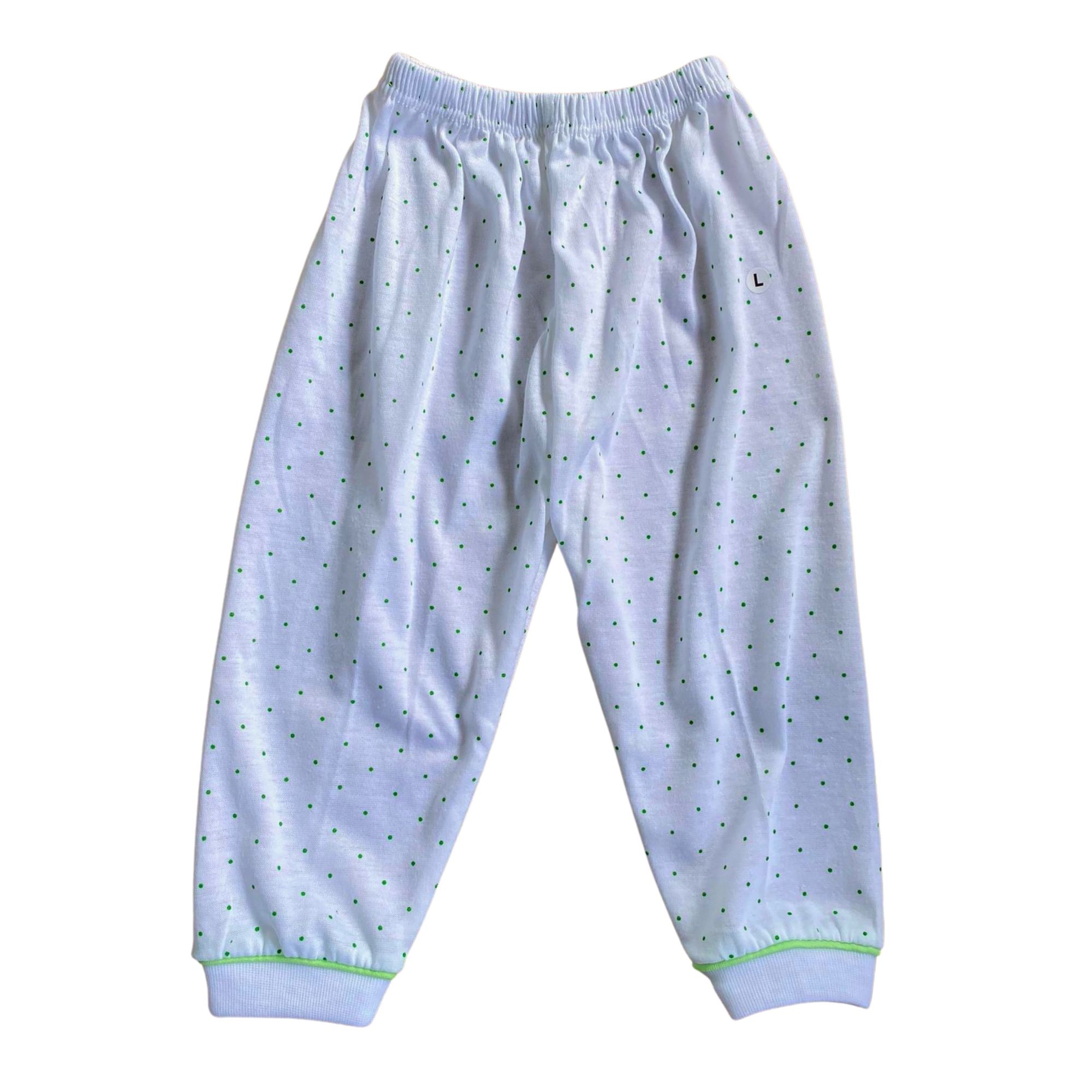 Power Kids Polka Dot Long Pants - Green