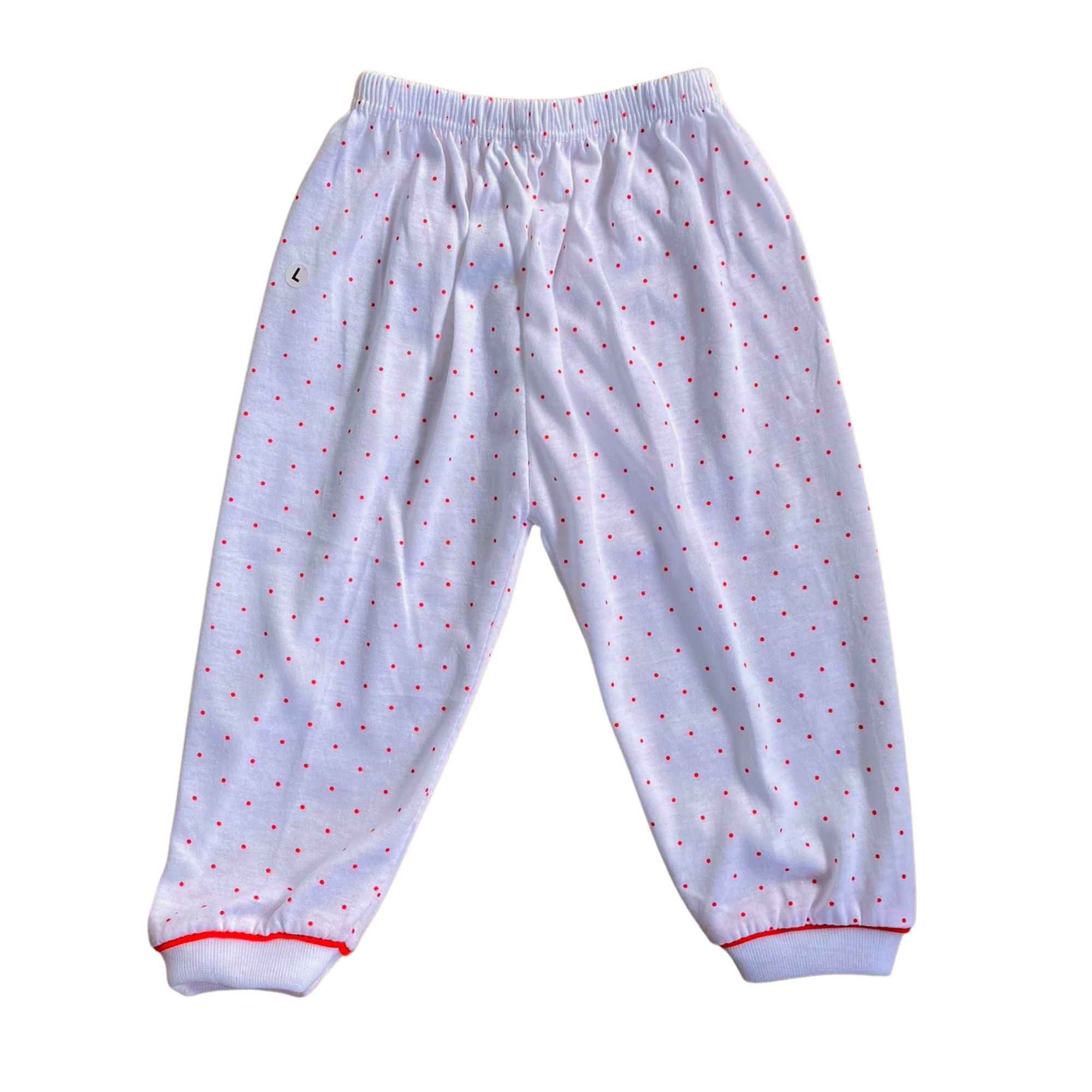 Power Kids Polka Dot Long Pants - Red