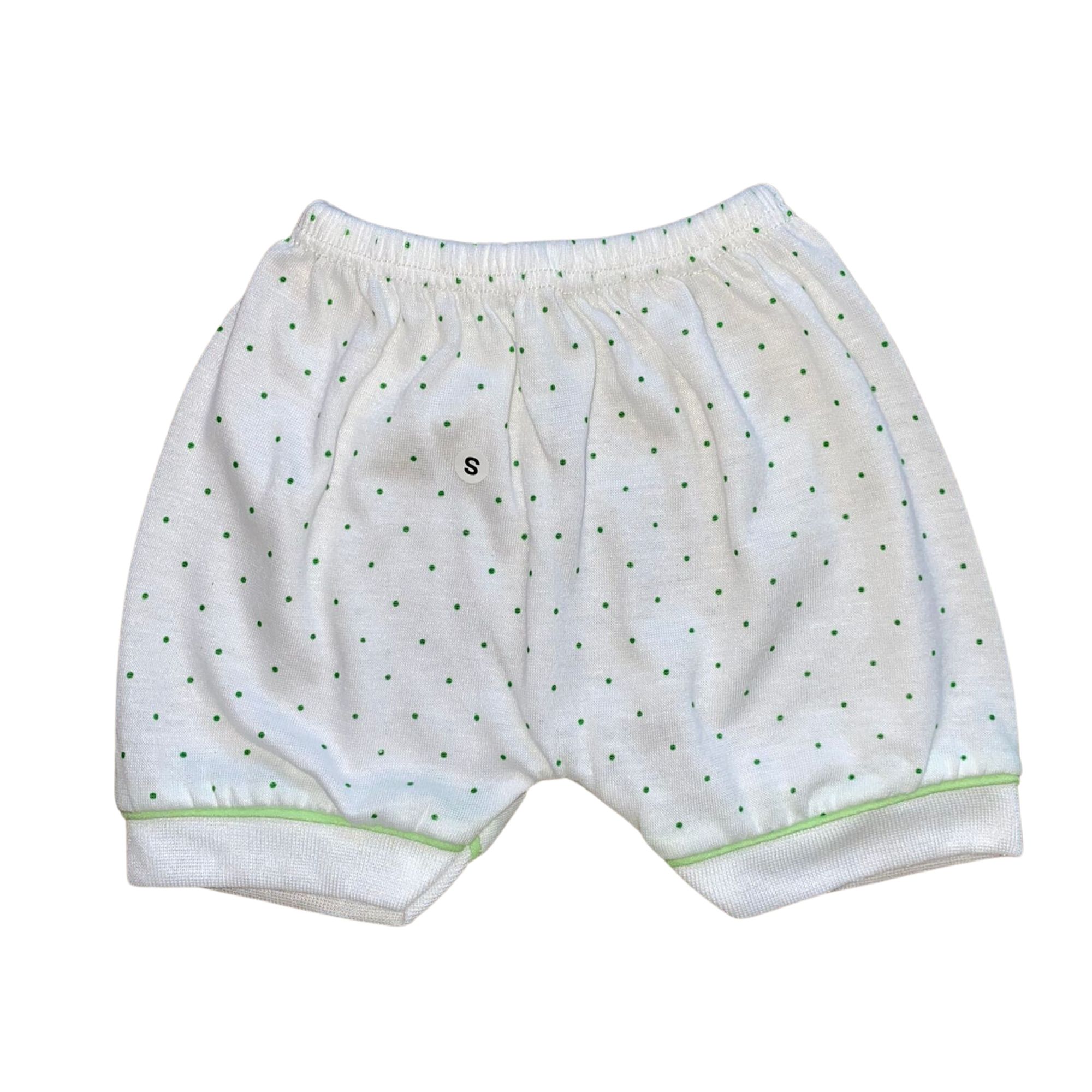 Power Kids Polka Dot Short Pants - Green