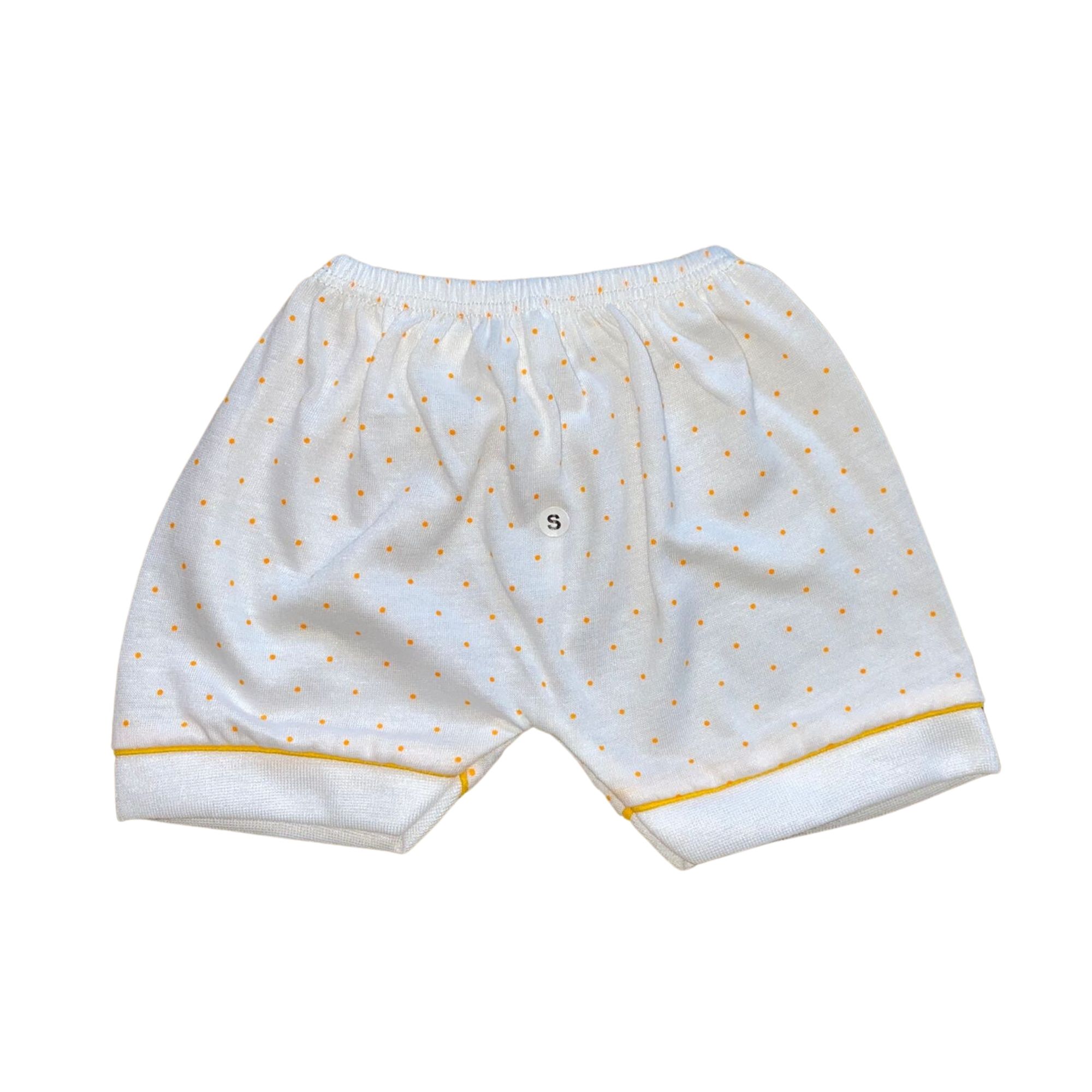 Power Kids Polka Dot Short Pants - Yellow