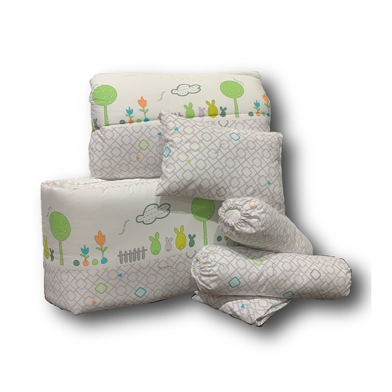 Cheeky Bon Bon 9pc Baby Crib Set (100% Cotton Fabric)