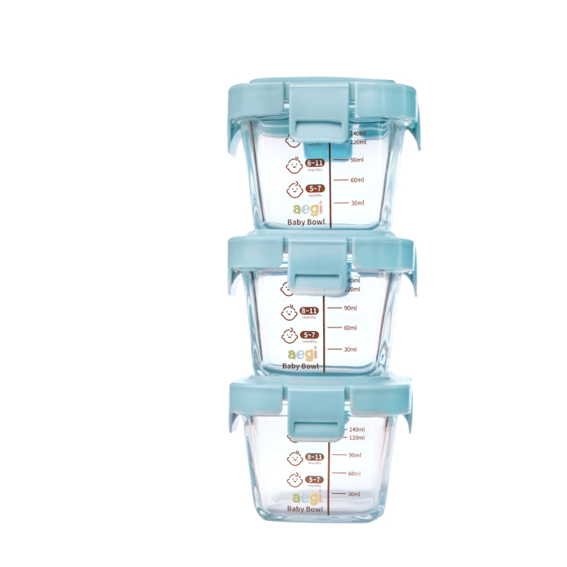 AEGI Glass Food Container (3pcs in 1 box)