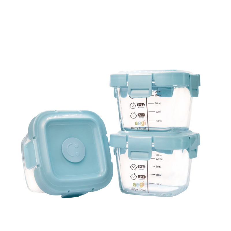 AEGI Glass Food Container (3pcs in 1 box)