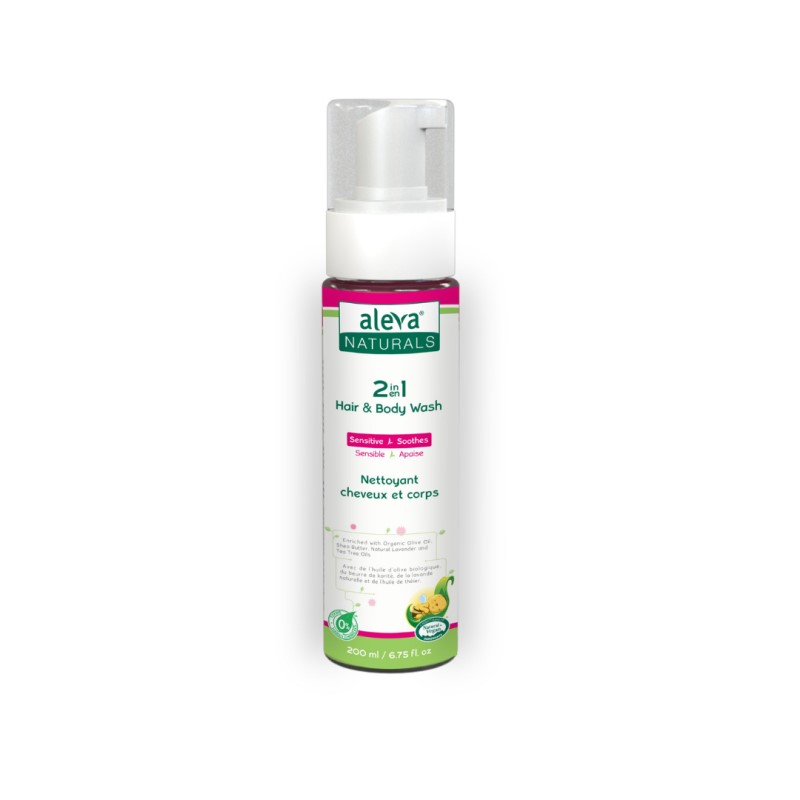 Aleva Naturals 2-in-1 Hair & Body Wash (200ml)