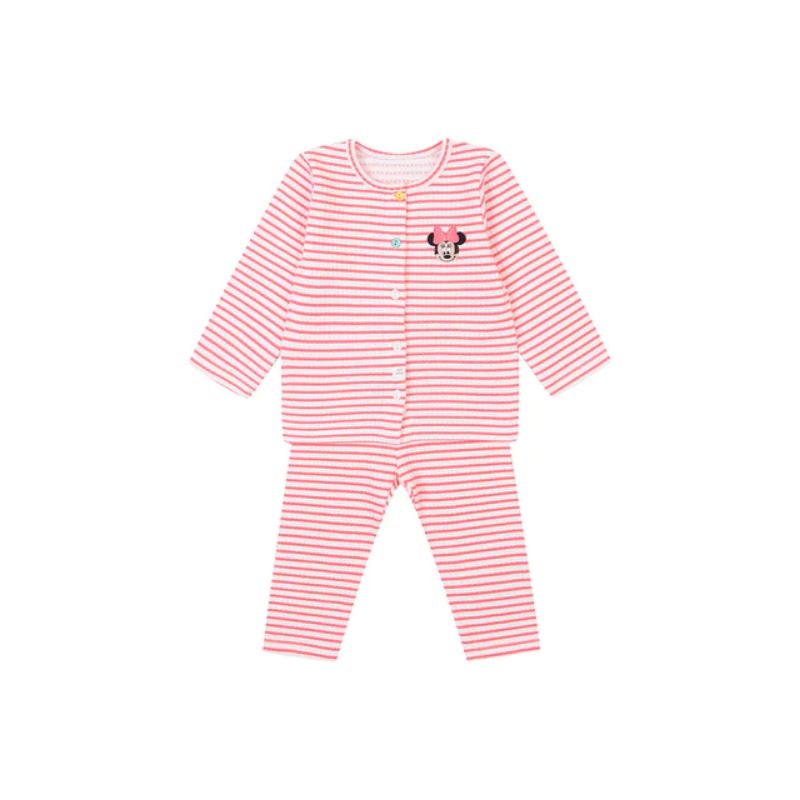 (Buy 3 Free 1) Agabang x Disney Baby Mickey Macaroon Pyjamas - Pink