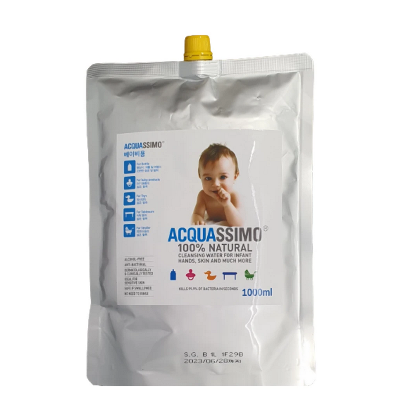 baby-fair Acquassimo 100% Natural Sanitising Water Refill Pack (1000ml)