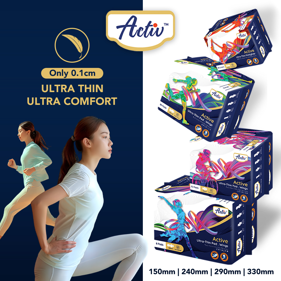 Activ Active Ultra-Thin Sanitary Pad / Pantyliner