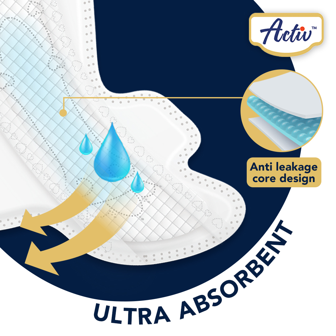 Activ Active Ultra-Thin Sanitary Pad / Pantyliner