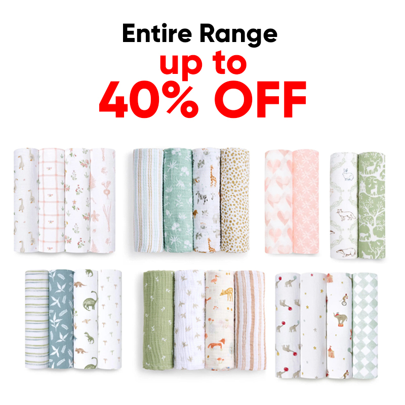 Aden + Anais Entire Range Up to 40% Off