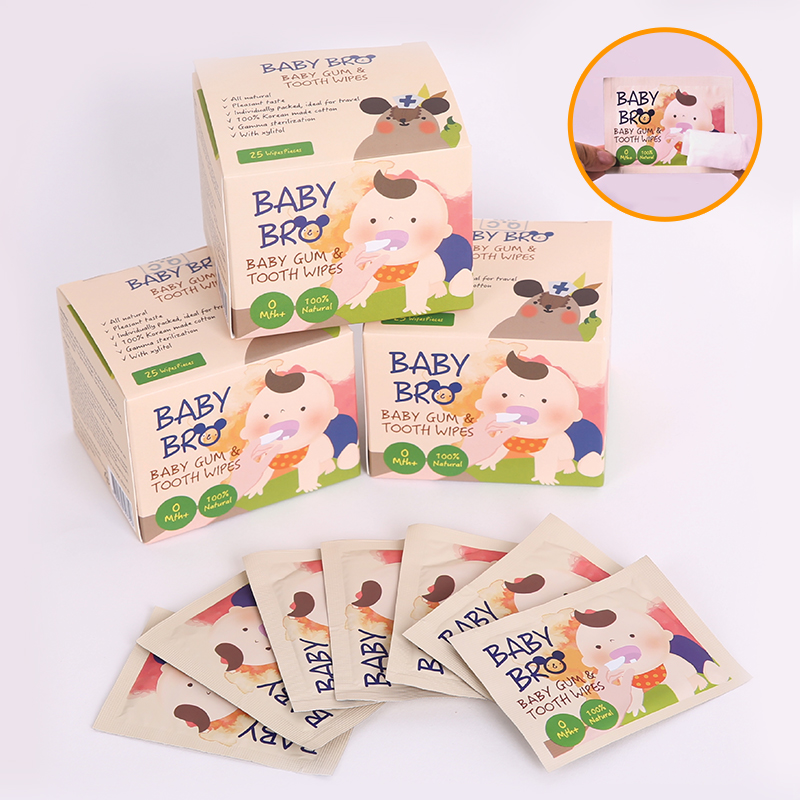 baby-fairBabyBro Gum & Tooth Wipes (25Pcs/Box) - Buy 3 Boxes Free 1 Box