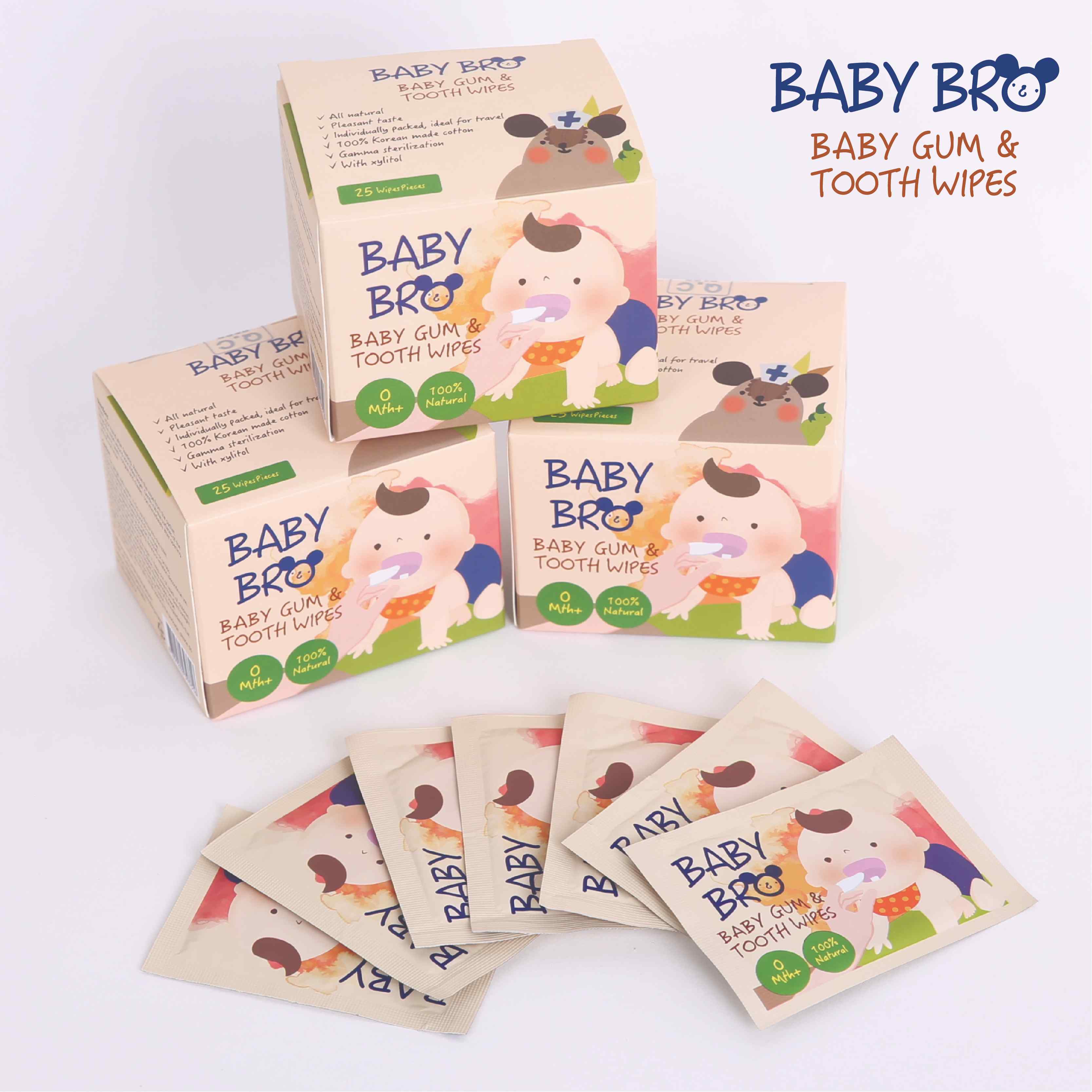 baby-fair Baby Bro Gum & Toothwipes (25pcs / Box)