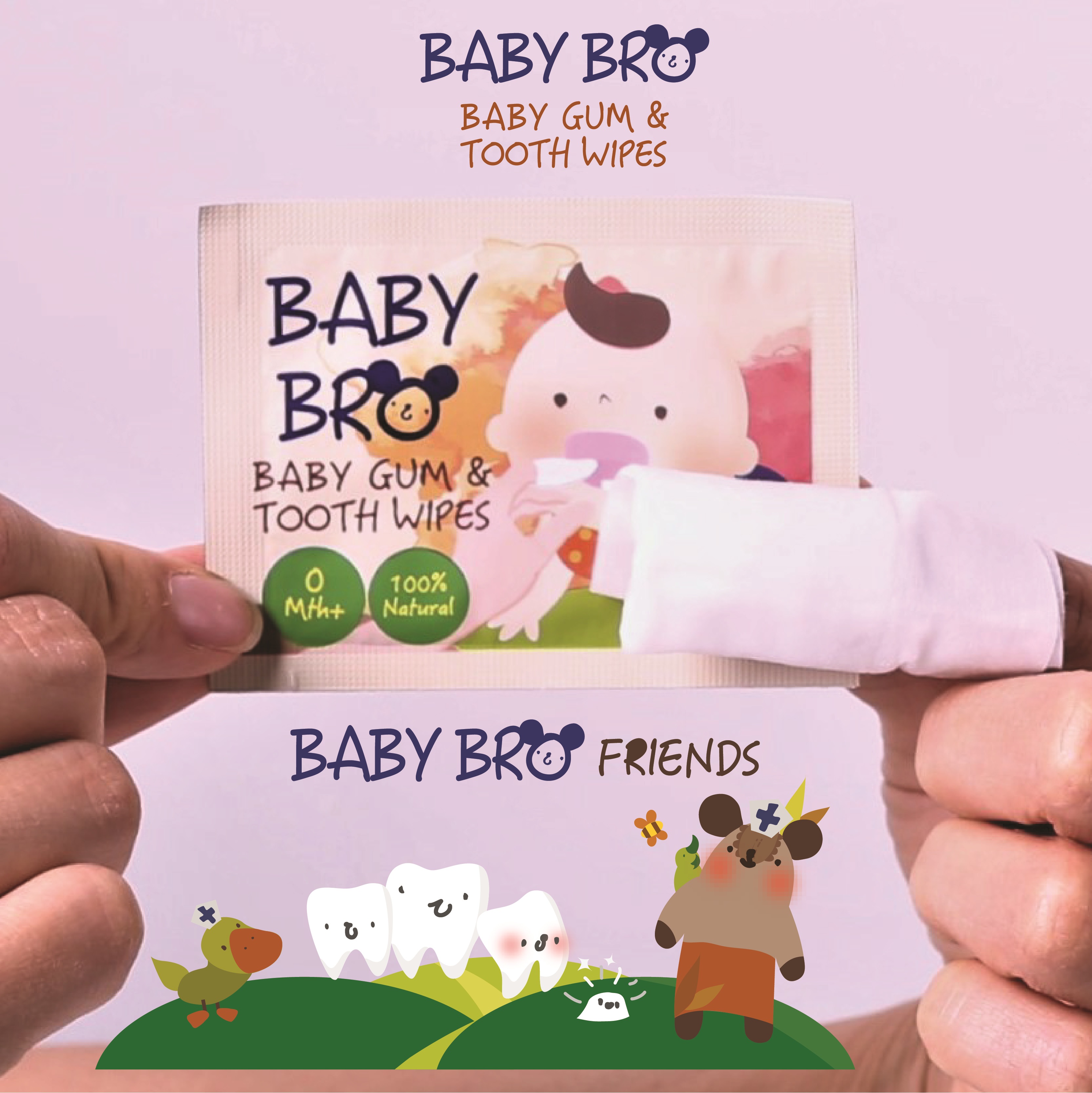 Baby Bro Gum & Toothwipes (25pcs / Box)