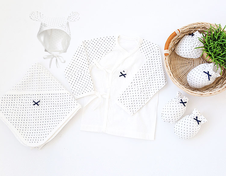 baby-fair Mooroo Organic Cotton Infant Cloth Set