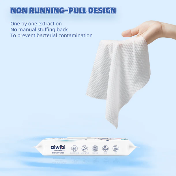 [Carton Deal] Aiwibi Baby 99.91% Pure Water Wipes 80pcs x 12 packs
