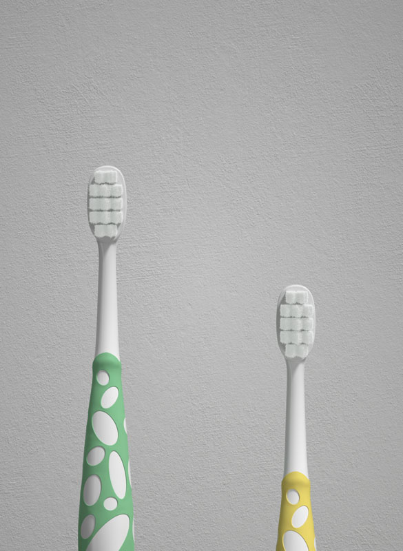Alilo Kid's Toothbrush with Suction Base (2pcs)