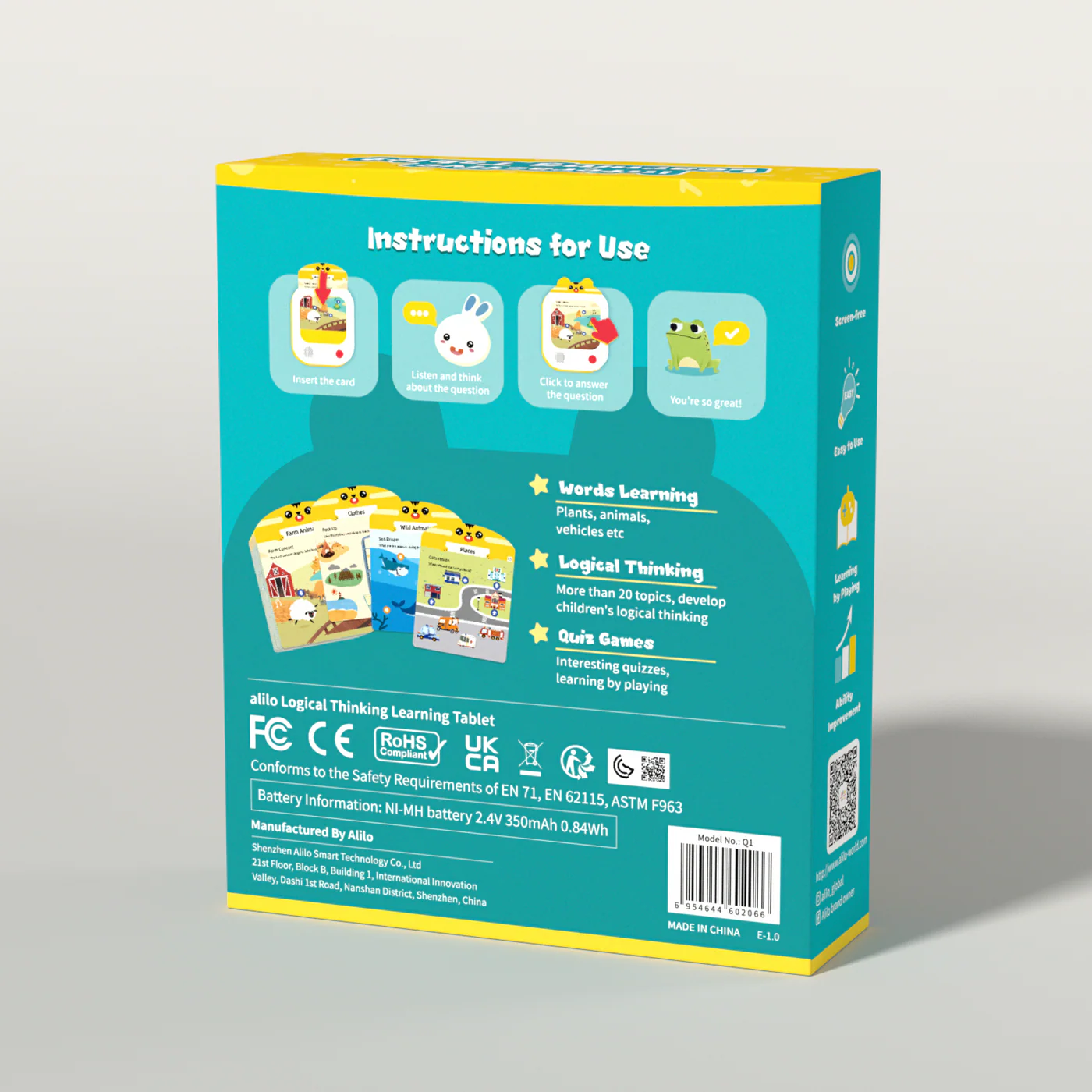 Alilo Logical Thinking Learning Tablet