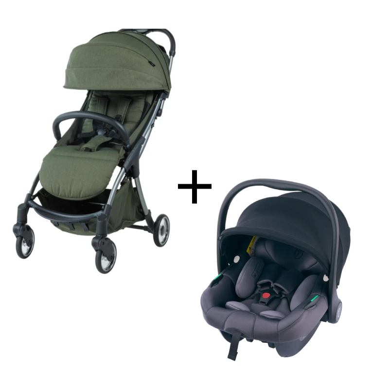 Beblum Navuto+ Auto Fold Stroller (2023 Edition) Travel System Bundle - Beblum Nova