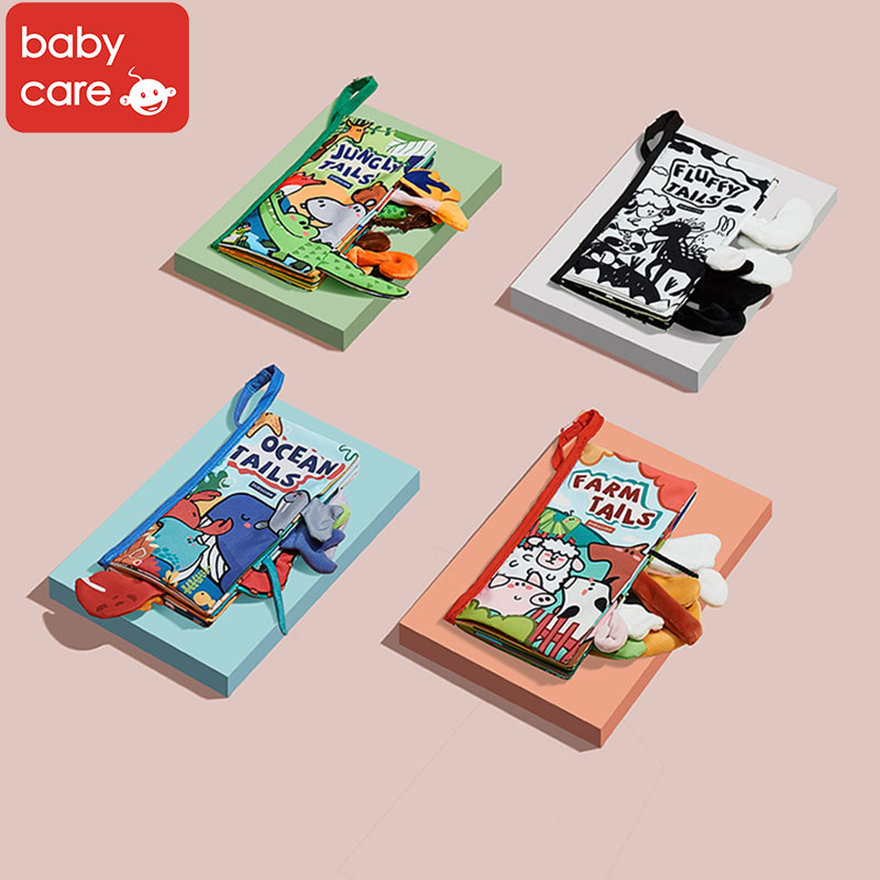 baby-fairBabycare Animal Tails Cloth Book