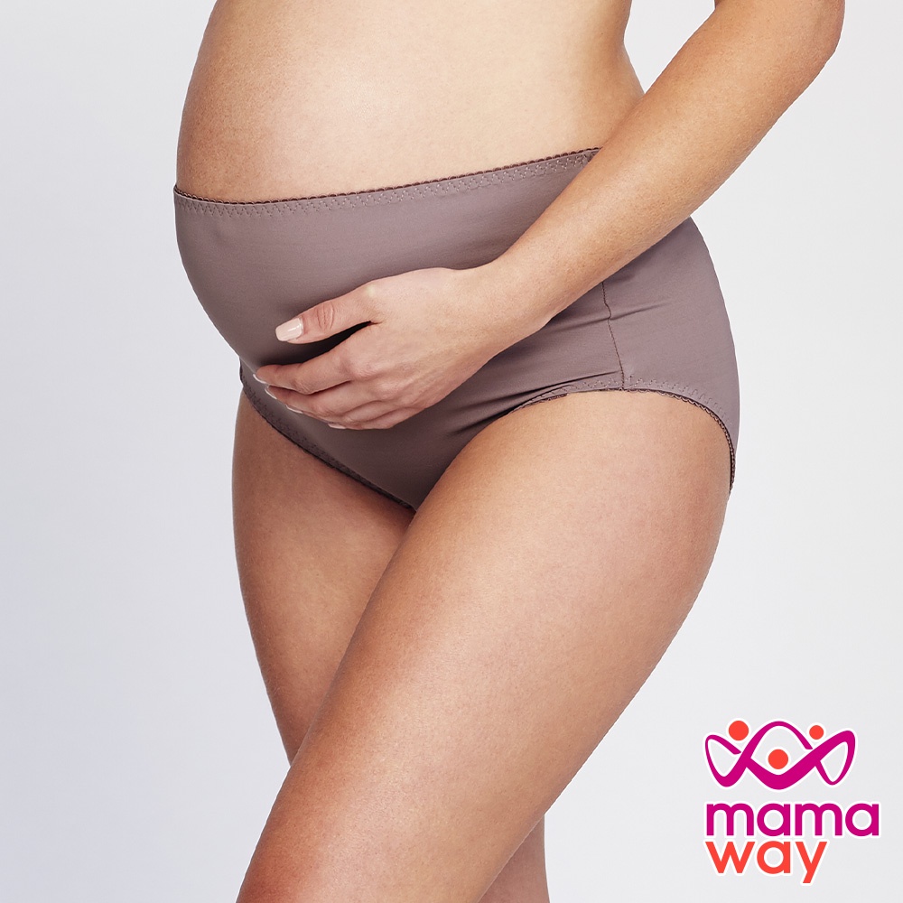 Mamaway Antibacterial Maternity Full Briefs (2 packs x 2pcs Combo) - Nude