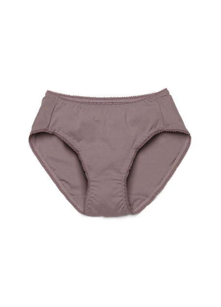 Mamaway Antibacterial Maternity Midi Briefs 2 Pack (2 packs x 2pcs Combo) - Dusty Purple