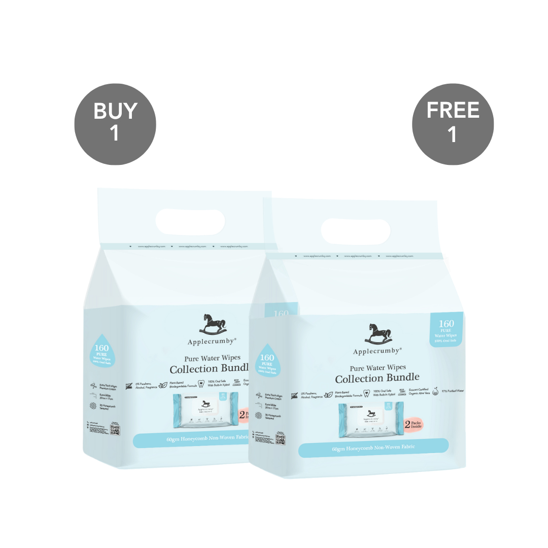 Applecrumby Baby Wipes Buy 1 Free 1 Bundle
