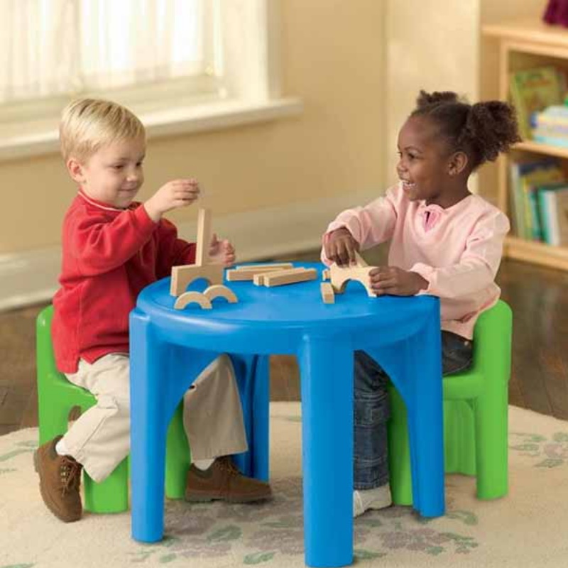 Little Tikes BRIGHT n BOLD Table & Chairs Set + Free 1 Year Warranty